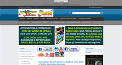 Desktop Screenshot of megahardrecords.com.br